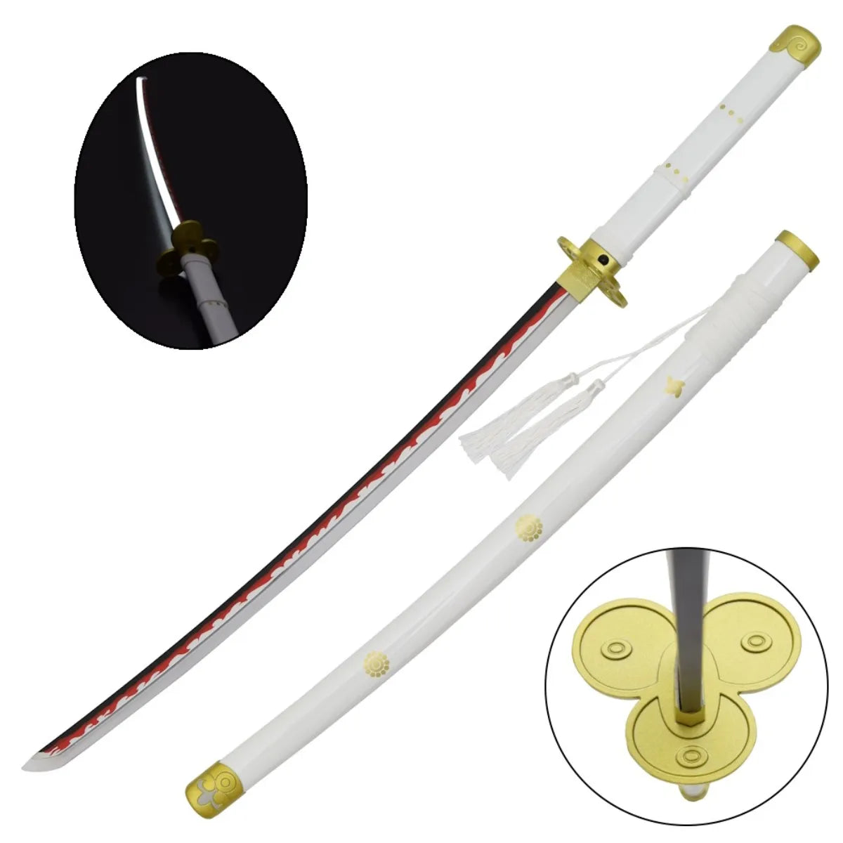 Katana Led Enma de Zoro Blanca - One Piece