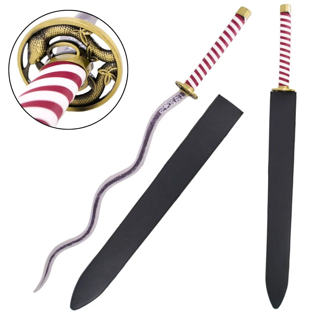 Imagen de Katana Obanai Iguro de Kimetsu no Yaiba o Demon Slayer S0278 parte de nuestra colección en Espadas y más, sitio oficial.