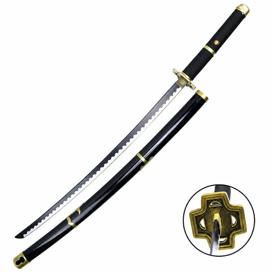 Ornamental Katana with Bamboo Blade One Piece – Swords and More