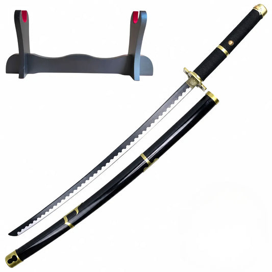 Ornamental Katana with Bamboo Blade One Piece – Swords and More