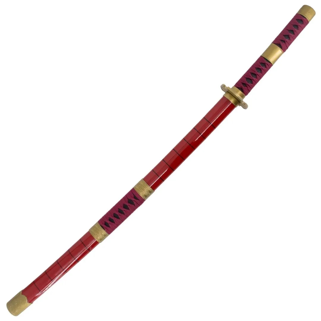 Imagen de Katana Sandai Kitetsu de Zoro de One Piece de bambú con Led S6053 parte de nuestra colección en Espadas y más, sitio oficial.