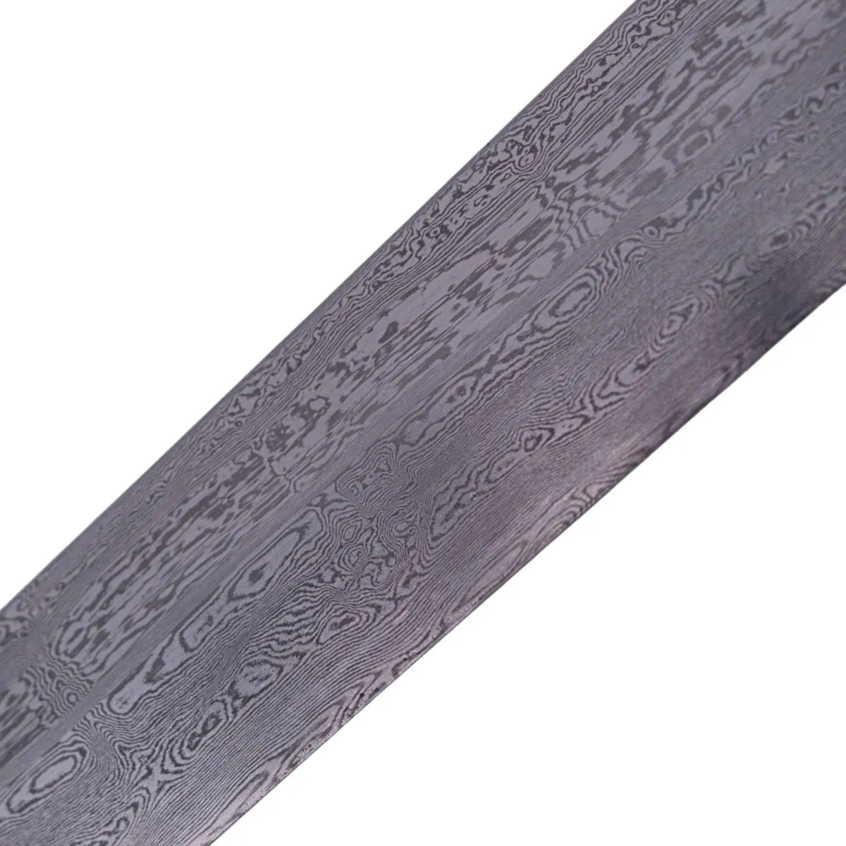 Katana Shirasaya Funcional Kuro Kami Sumi - Acero Damasco
