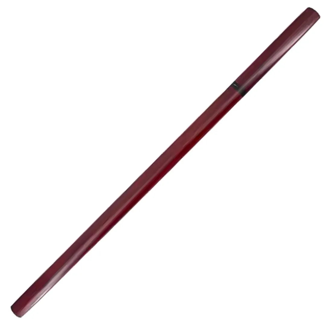 Katana Shirasaya funcional Acero de Damasco Rojo