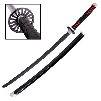Imagen de Katana Tanjiro Kamado Demon Slayer Kimetsu no Yaiba parte de nuestra colección en Espadas y más, sitio oficial.