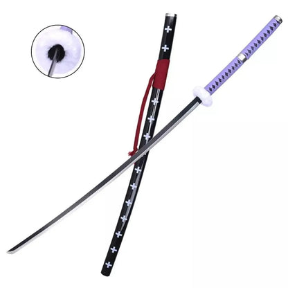 Imagen de Katana Trafalgar Law One Piece 145 cm morada parte de nuestra colección en Espadas y más, sitio oficial.