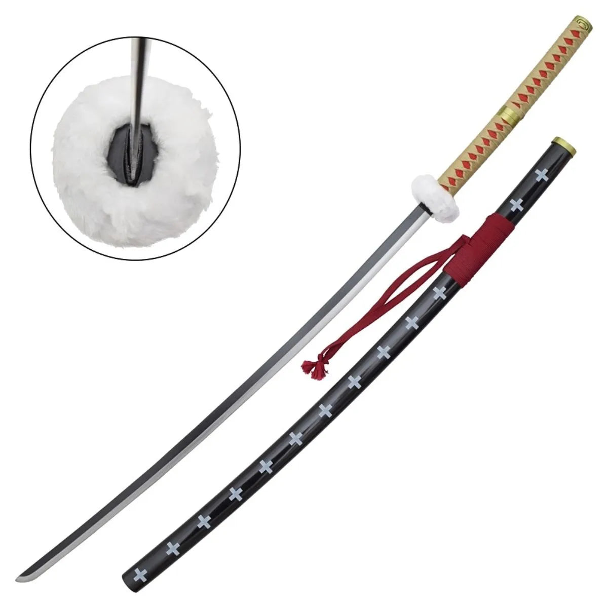 Katana Trafalgar Law decorativa 145 cm Dorada gama top