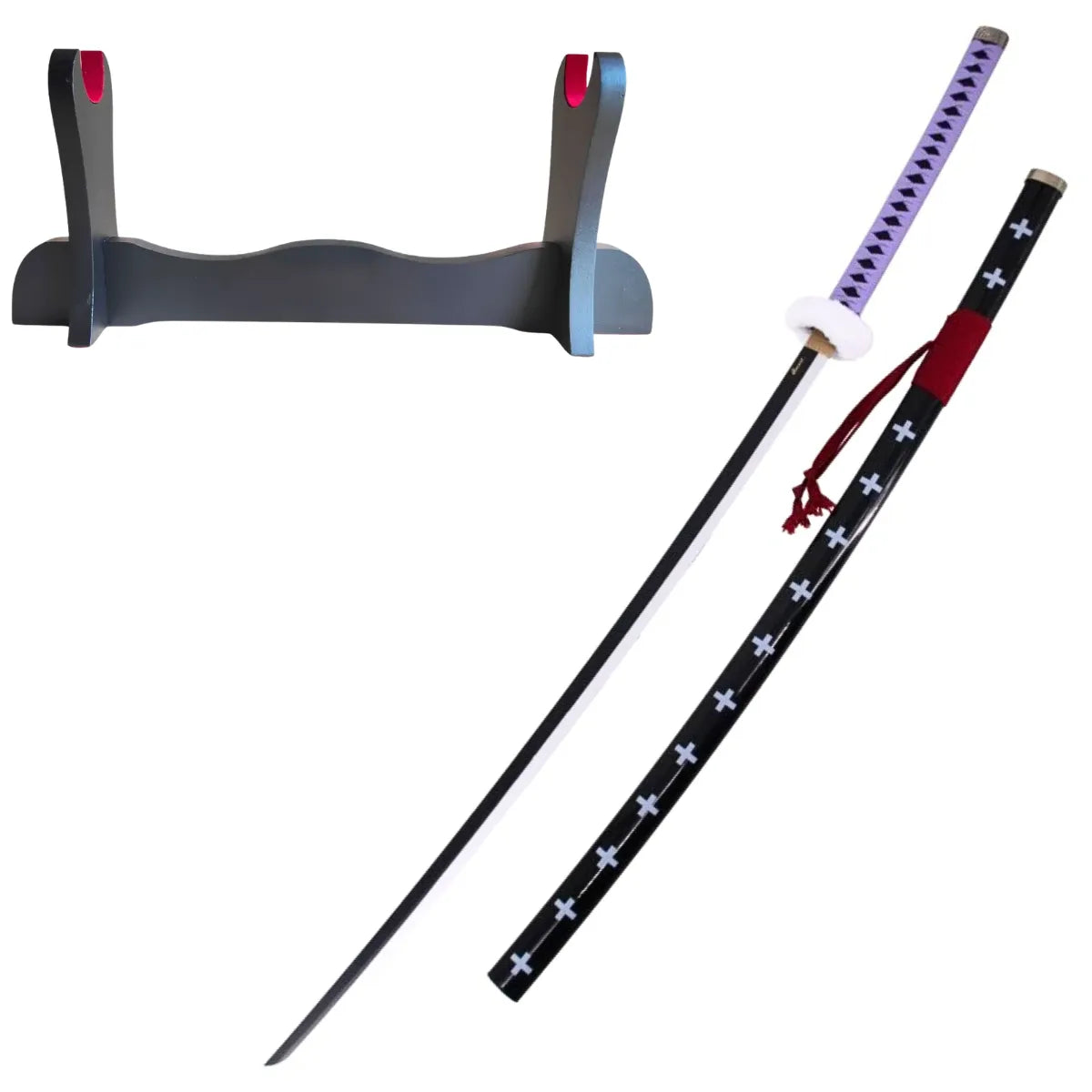 Katana Trafalgar Law hoja bambú One Piece 140cm, katanero básico