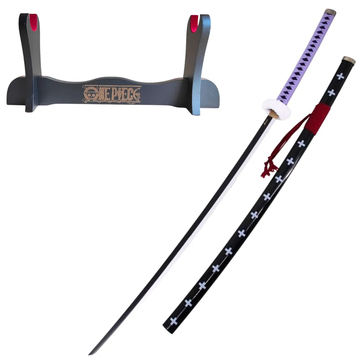 Katana Trafalgar Law hoja bambú One Piece 140cm, katanero personalizado