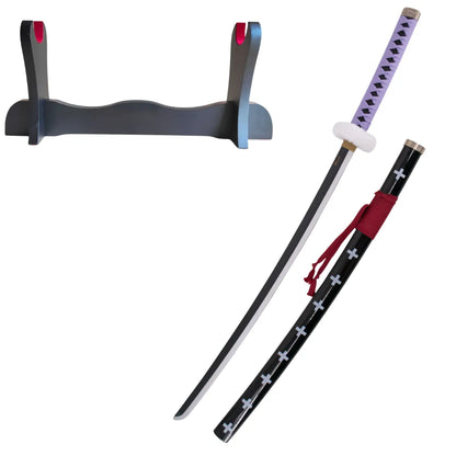 Katana Trafalgar Law hoja bambú One Piece 100cm, katanero básico