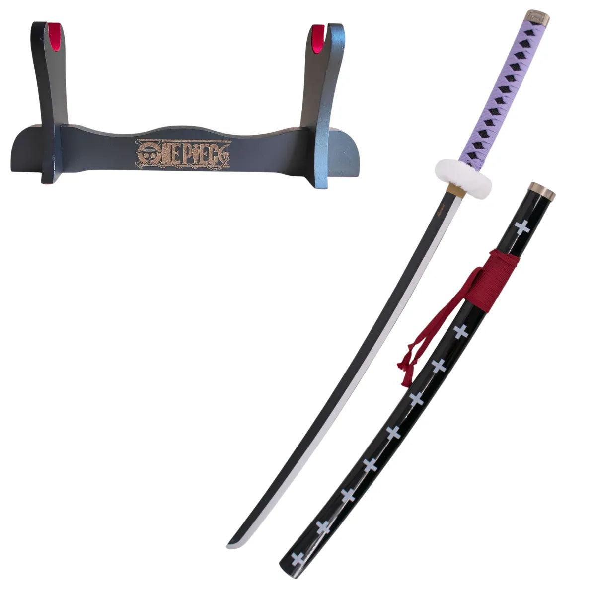 Katana Trafalgar Law hoja bambú One Piece 100cm, katanero personalizado