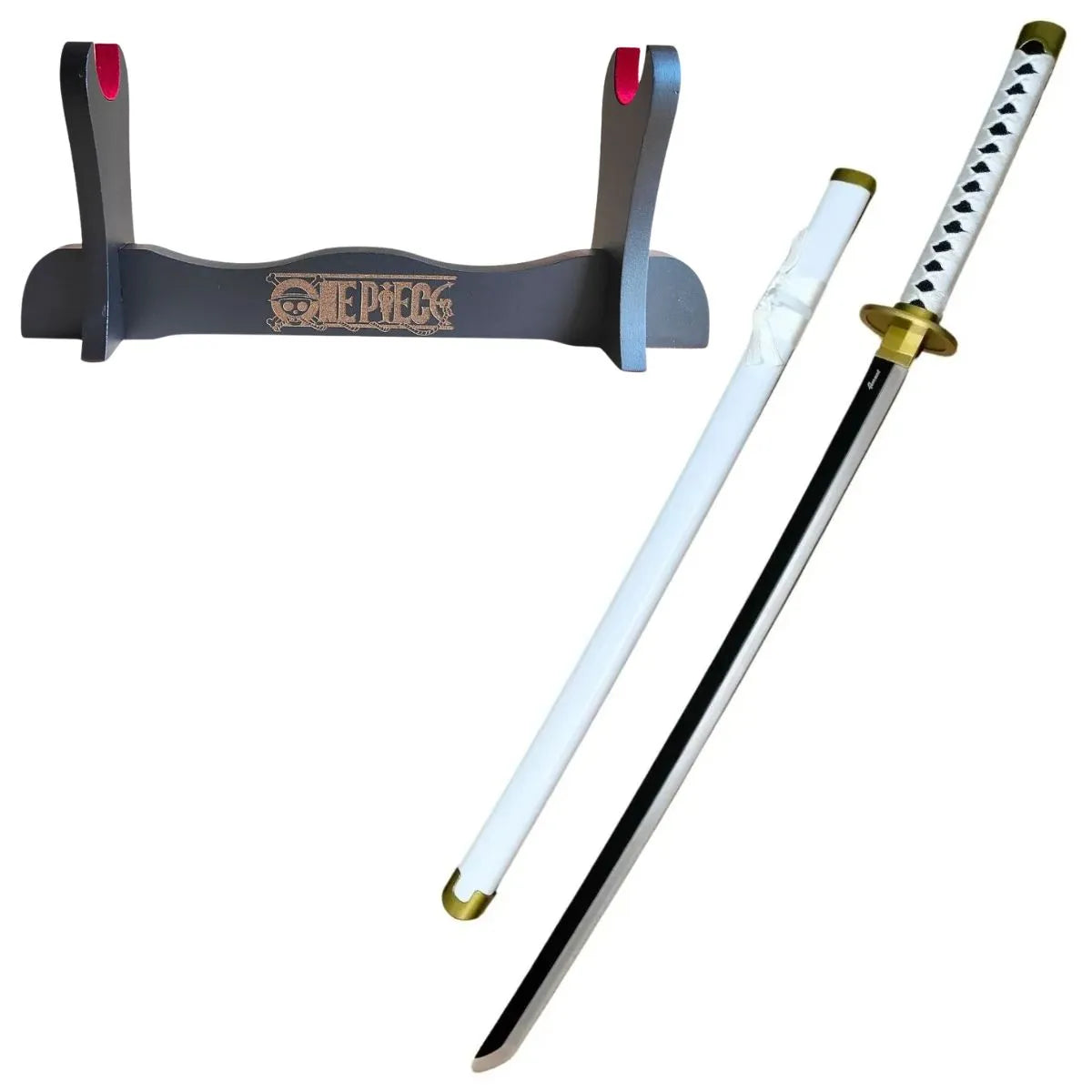 Katana Wado Ichimonji de Zoro de One Piece de Bambú con luces Led