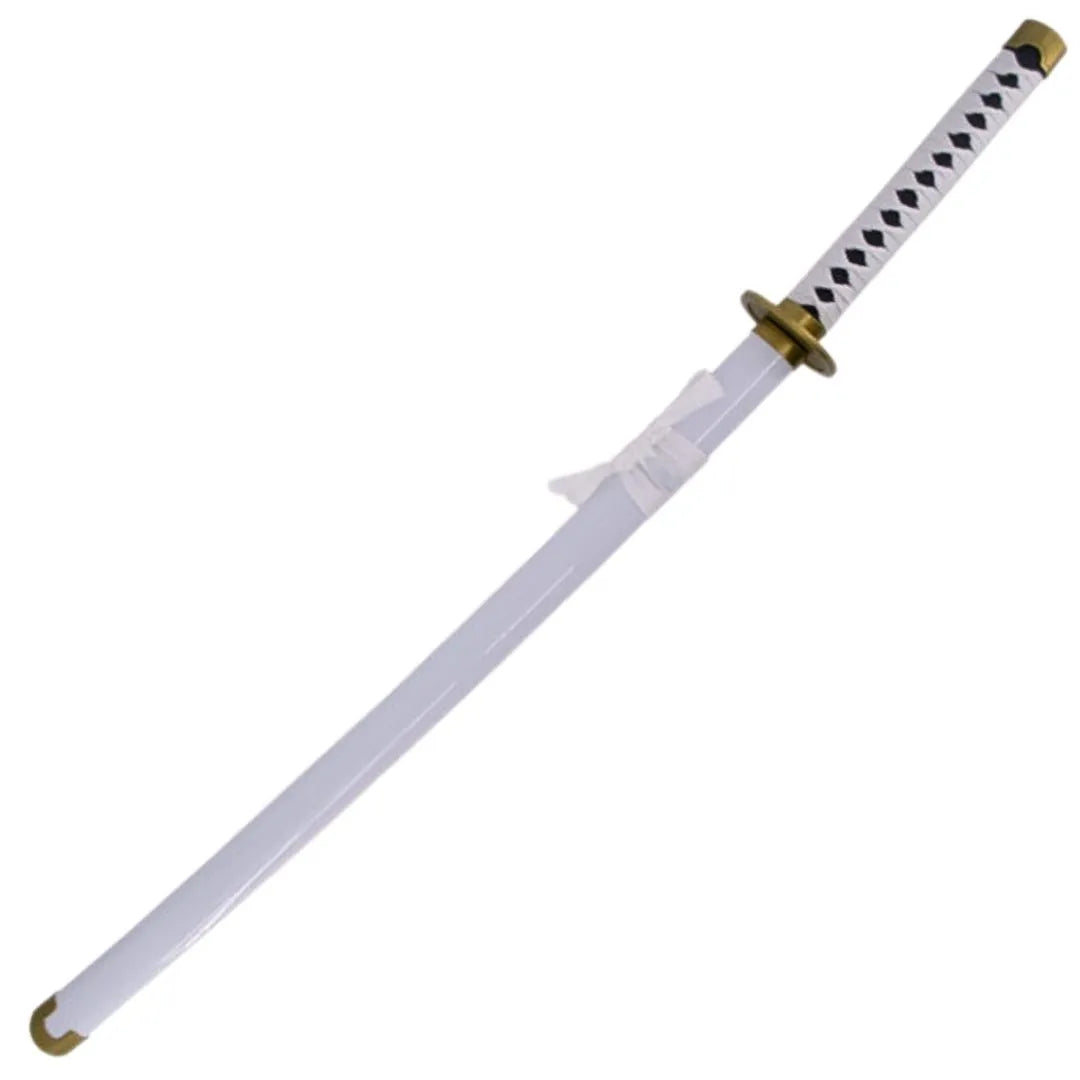 Imagen de Katana Wado Ichimonji de Zoro de One Piece de bambu con luces led S6052 parte de nuestra colección en Espadas y más, sitio oficial.