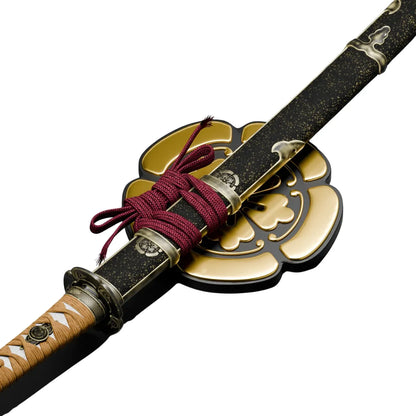 Imagen de Katana Wakizashi de Yasuke Assassin's Creed Shadows - Réplica Oficial. Parte de nuestra colección en Espadas y Más, sitio oficial.