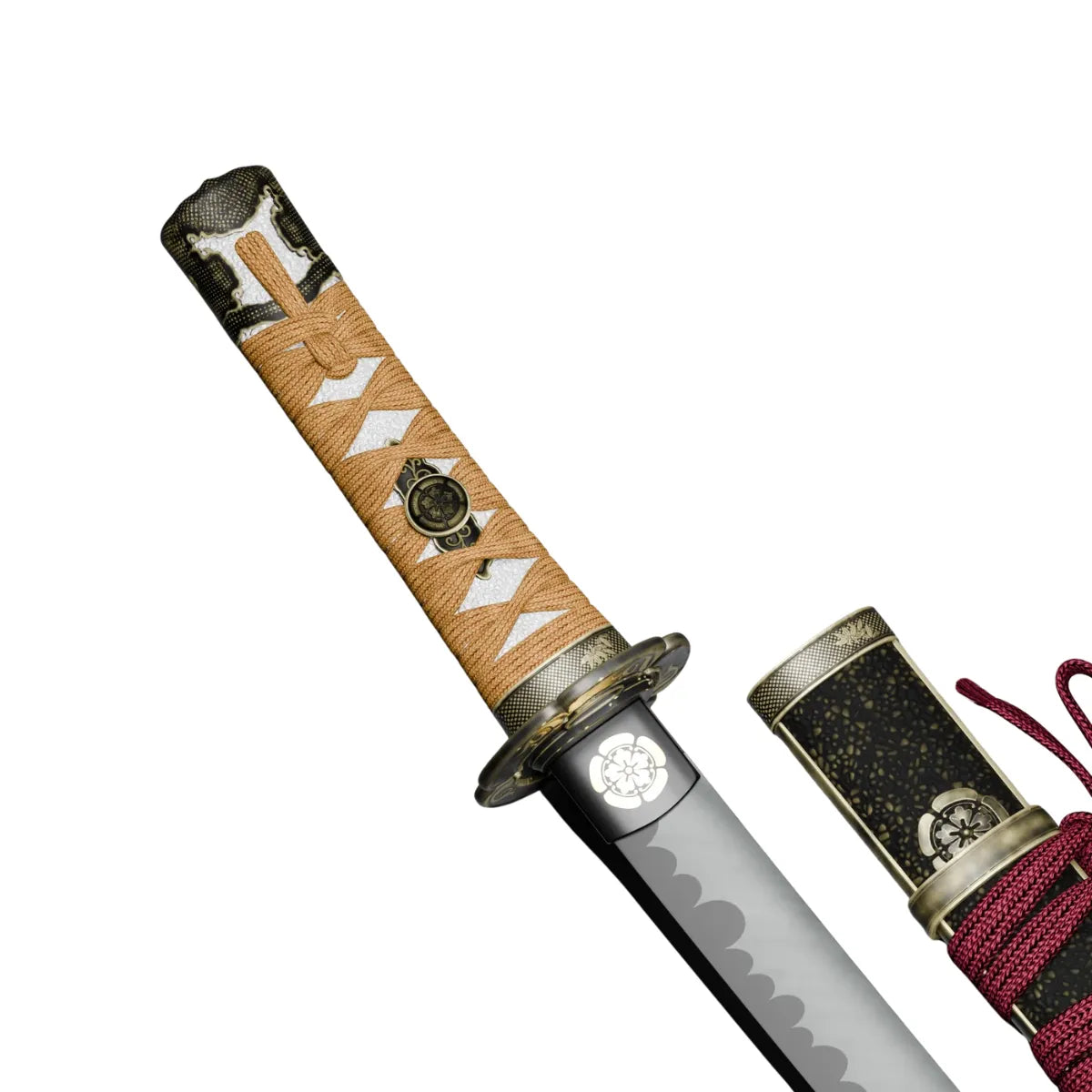 Imagen de Katana Wakizashi de Yasuke Assassin's Creed Shadows - Réplica Oficial. Parte de nuestra colección en Espadas y Más, sitio oficial.