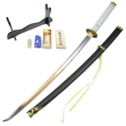 Katana Yamato de Vergil Devil May Cry funcional afilada de acero de damasco 41510