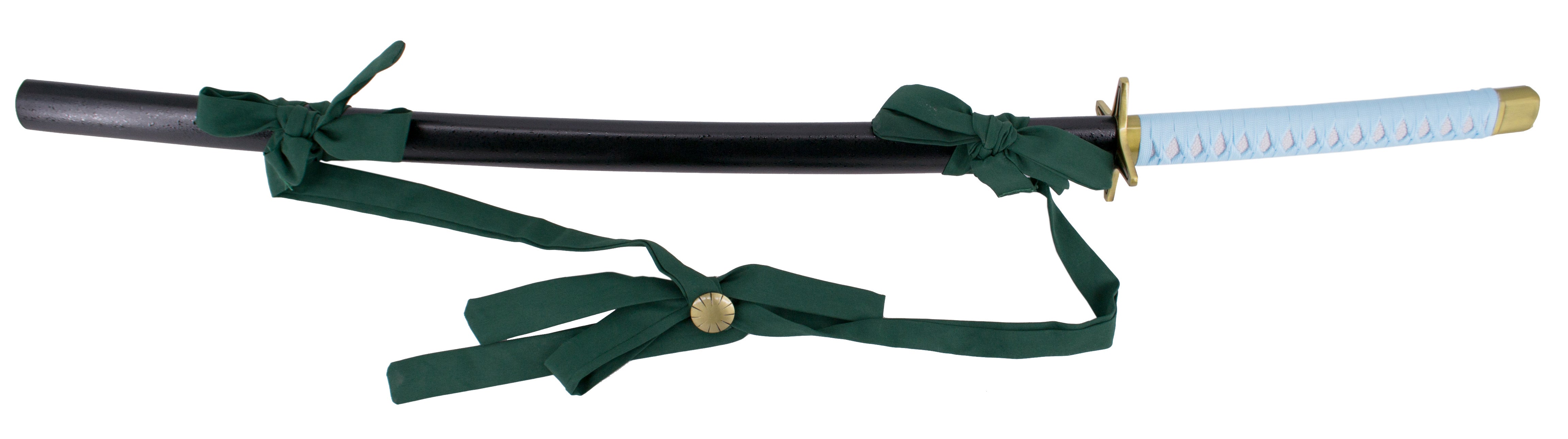 Katana de Toshiro Hitsugaya de Bleach negro y verde