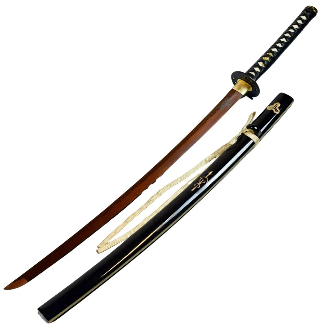 Imagen de Katana de Kill bill funcional afilada acero de damasco rojo 41703 parte de nuestra colección en Espadas y más, sitio oficial.