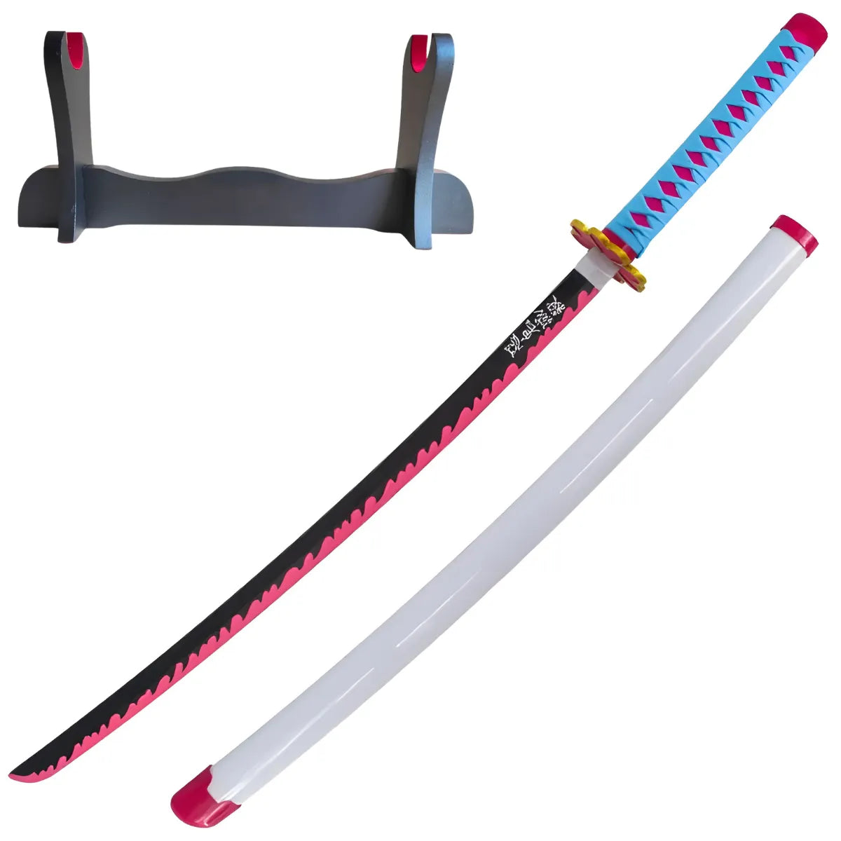 Katana de Mitsuri Kanroji con hoja bambú Kimetsu no Yaiba Demon Slayer - katanero básico