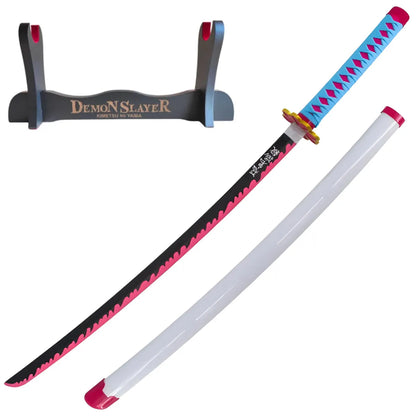 Katana de Mitsuri Kanroji con hoja bambú Kimetsu no Yaiba Demon Slayer - katanero kimetsu no yaiba