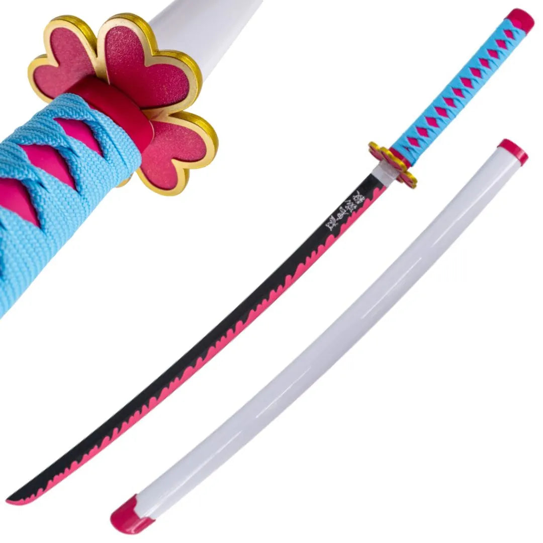 Katana de Mitsuri Kanroji con hoja de madera de bambú Kimetsu no Yaiba Demon Slayer