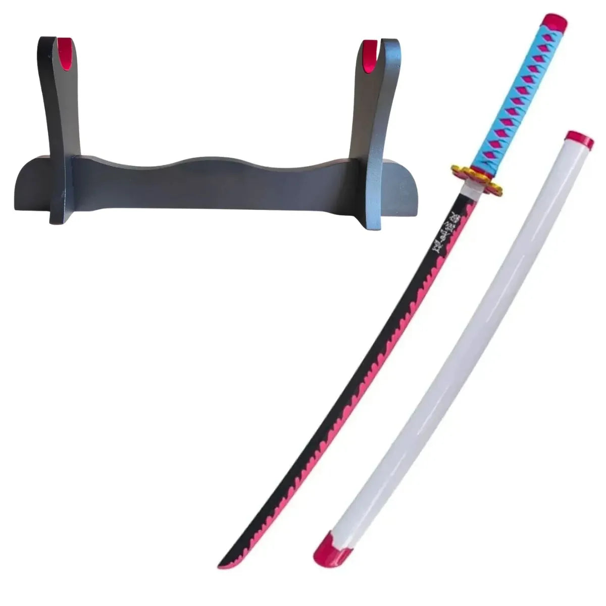 Katana de Mitsuri Kanroji con hoja de madera de bambú Kimetsu no Yaiba Demon Slayer