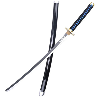 Katana de Muichiro Tokito con hoja de madera de bambú Demon Slayer Kimetsu no Yaiba