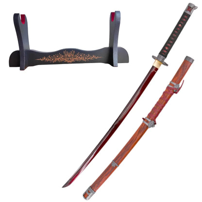 Katana de Sekiro Shadows Die Twice Funcional Afilada Acero al Carbono - soporte personalizado