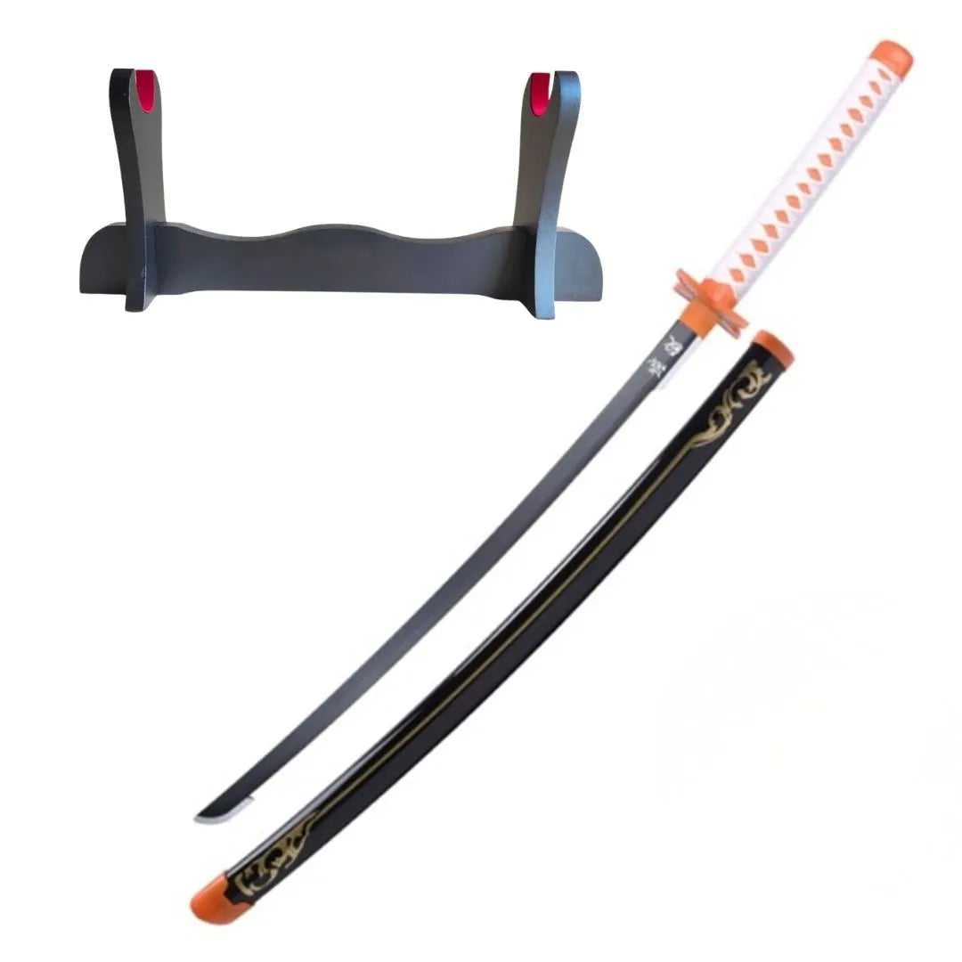 Katana de Shinobu Kocho con hoja de bambú  Kimetsu no Yaiba