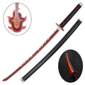 Imagen de Katana de Tánjiro Kamado evolucionada con luces Led y hoja de acero KL009 parte de nuestra colección en Espadas y más, sitio oficial.