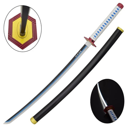 Katana de Tomioka con luces Led y hoja de acero KL003