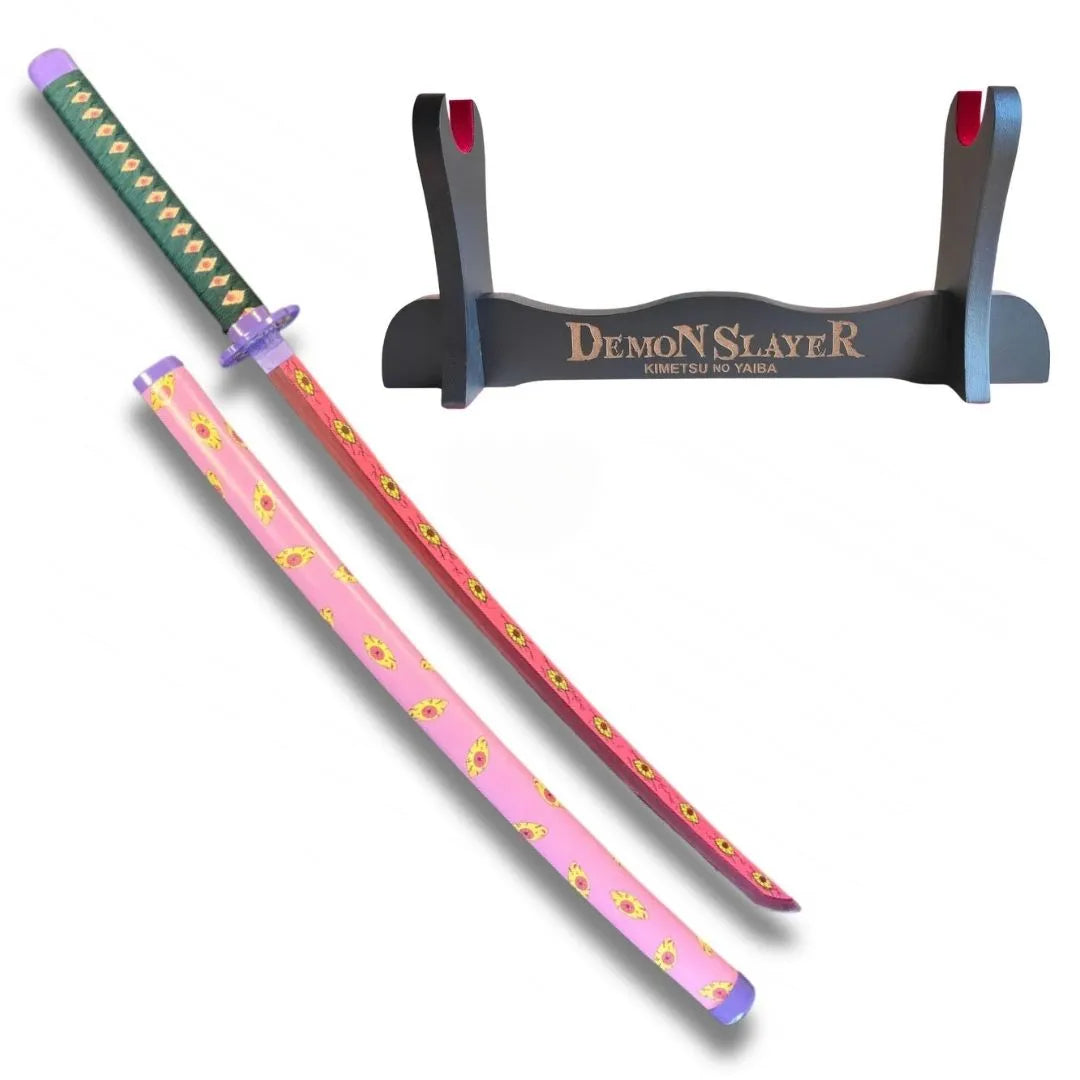 Katana de Tsugikuni Michikatsu Kokushibo con luces Led y hoja de acero