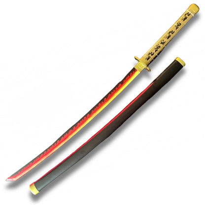 Katana de Yoriichi con luces Led y hoja de acero