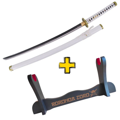 Imagen de Katana de Zoro Wado Ichimonji decorativa - gama alta parte de nuestra colección en Espadas y más, sitio oficial.