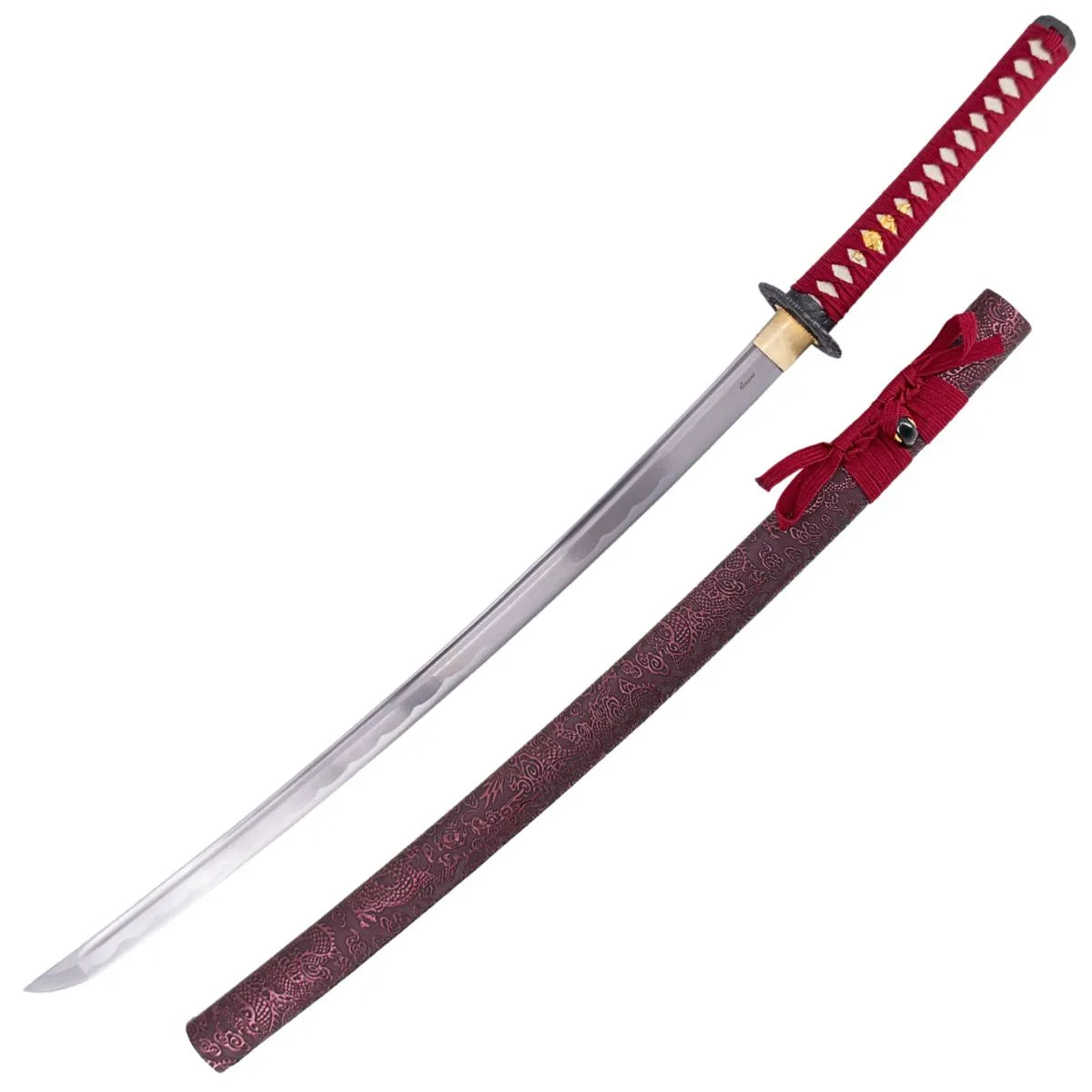 Katana funcional afilada roja