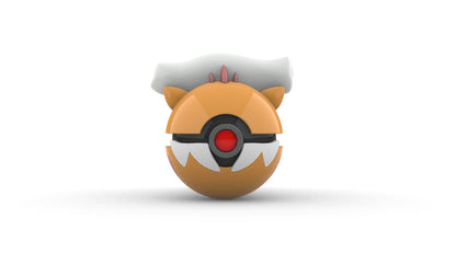 Imagen de Pokeball Artesanal Landorus parte de nuestra colección en Espadas y más, sitio oficial. Esta imagen describe  pokeball