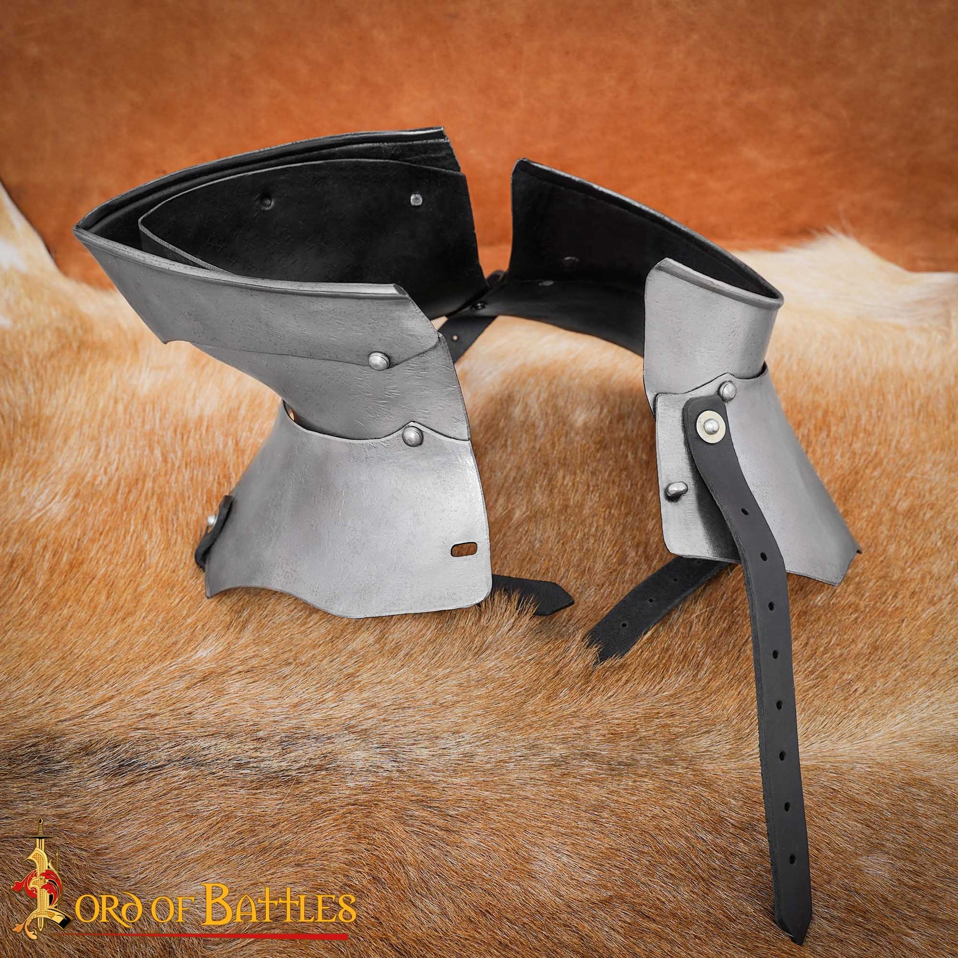 Gorget Medieval de Acero con Bevor Móvil - Armadura de Cuello Pulido - Imagen 6