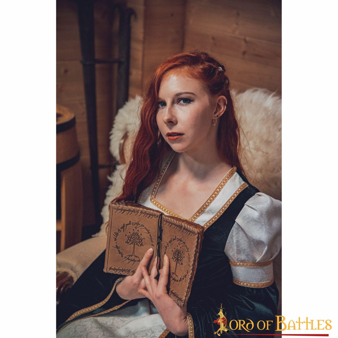 Diario de la Tierra Media Diario de Cuero Auténtico Hecho a Mano - Imagen 12