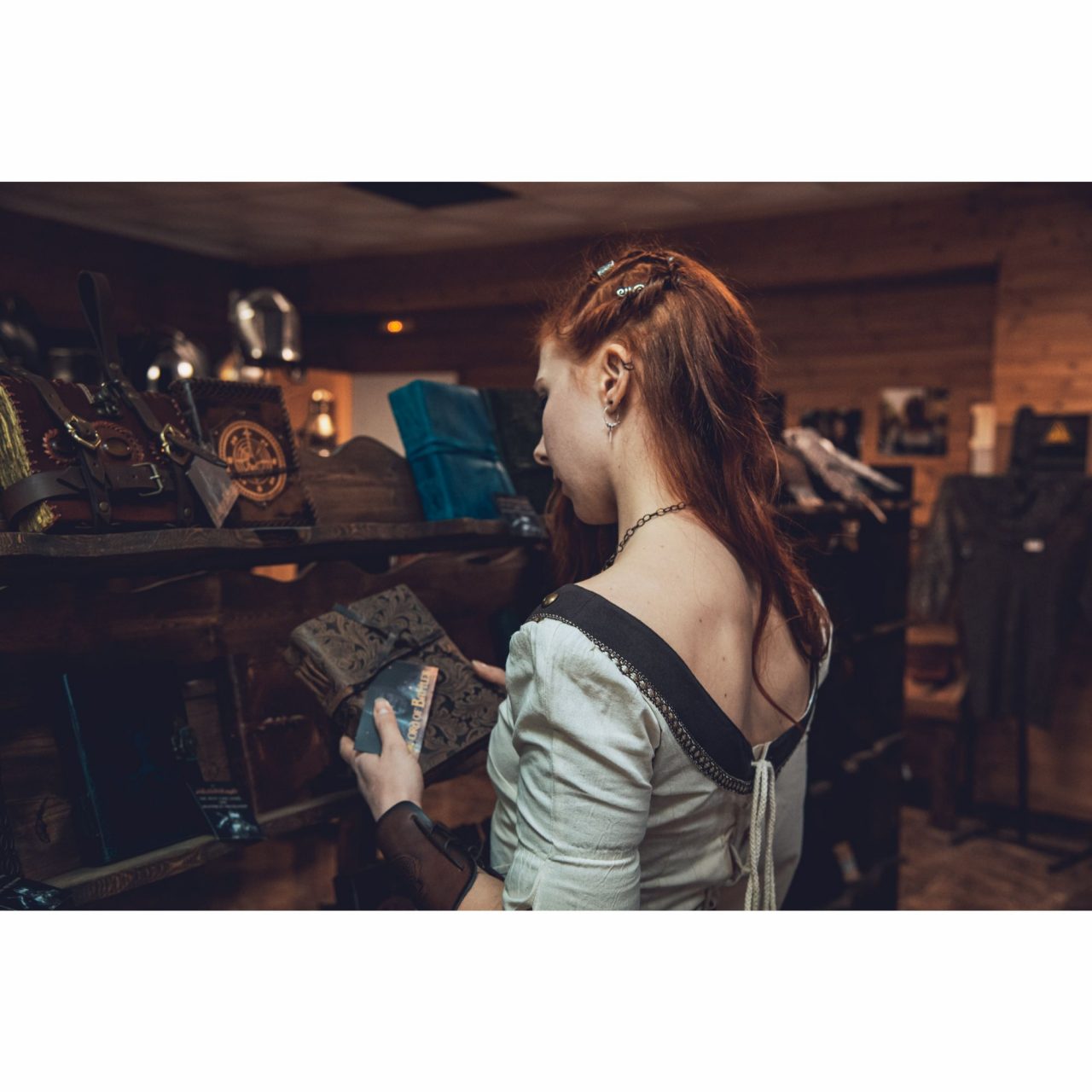 Diario Medieval Diario Vintage de Cuero Hecho a Mano - Imagen 13