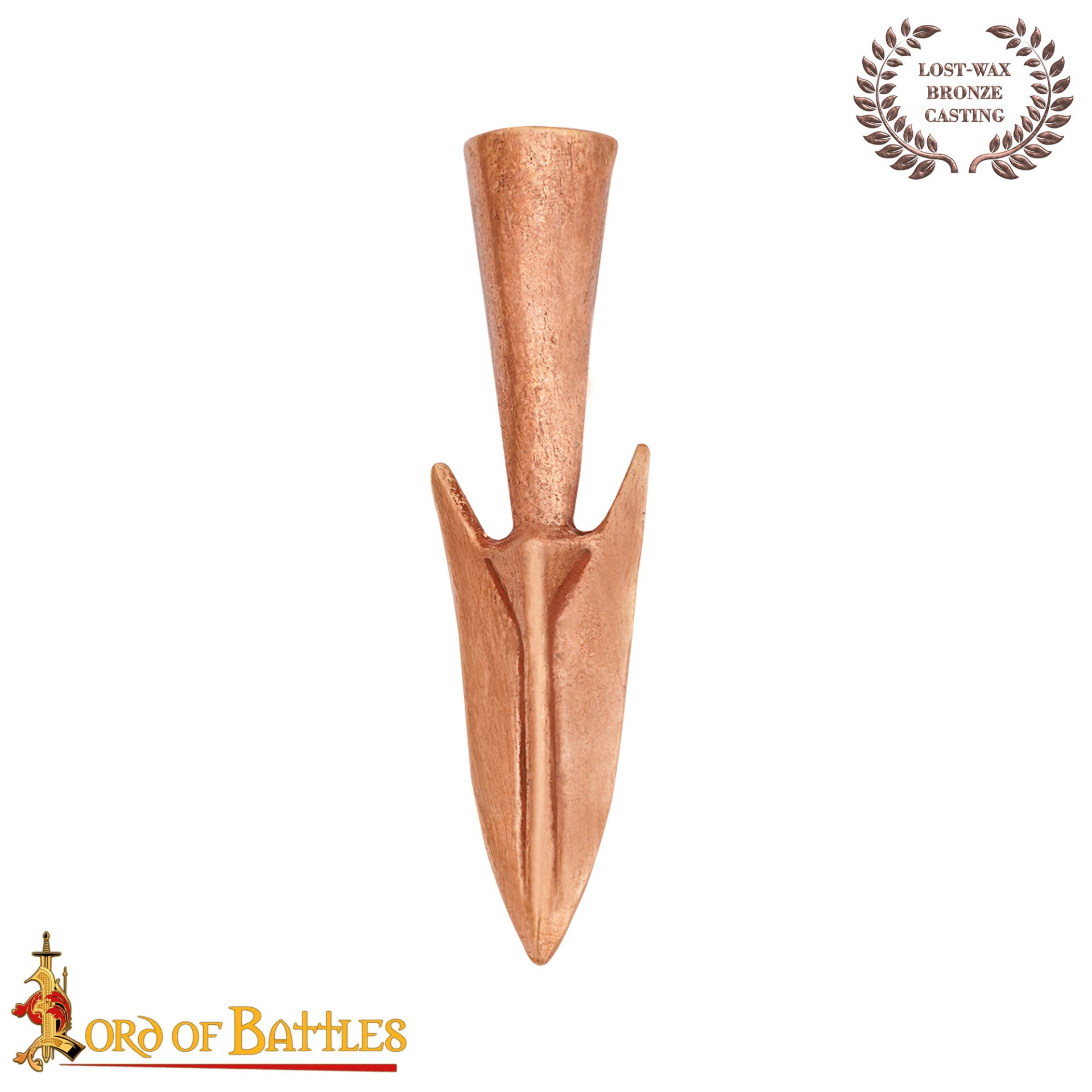 Punta de Flecha Romana de Bronce del Siglo I-iii Fundida a la Cera Perdida | 5,5 Cm - Imagen 3