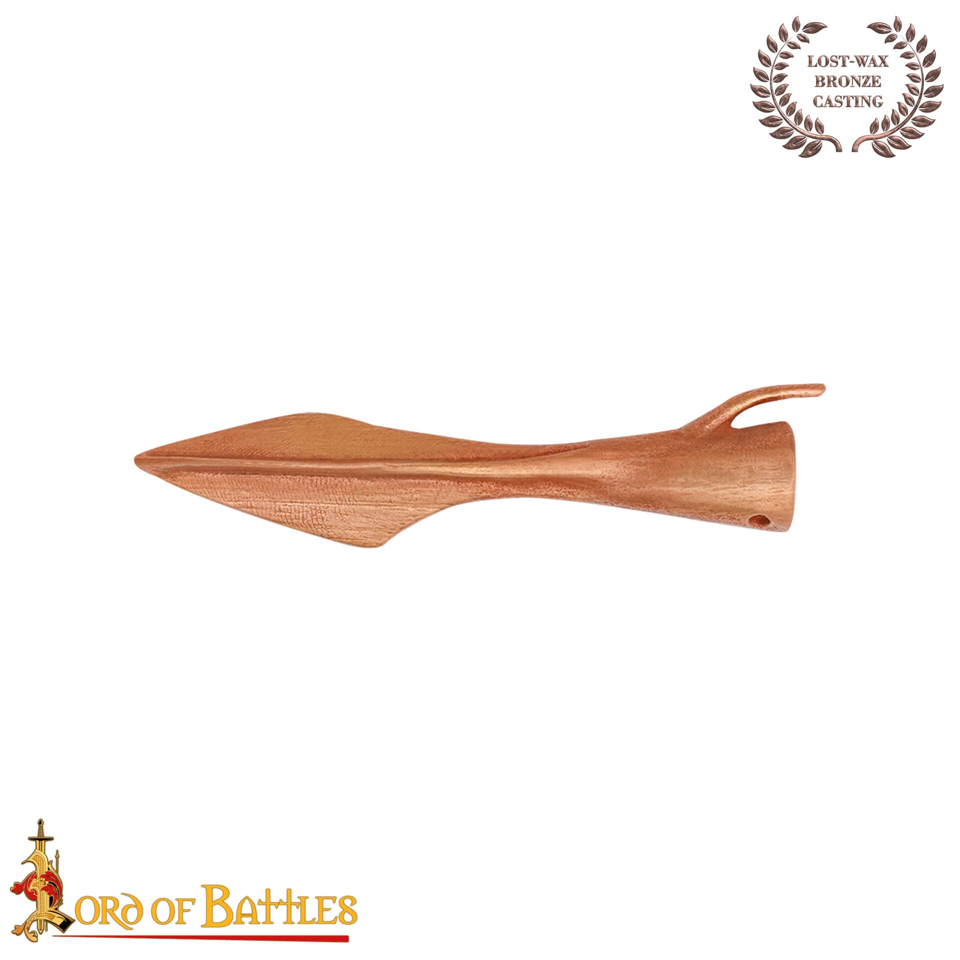 Punta de Flecha de Bronce Fundido a la Cera Perdida de la Edad del Bronce Tardío, 5,5 Cm - Imagen 3