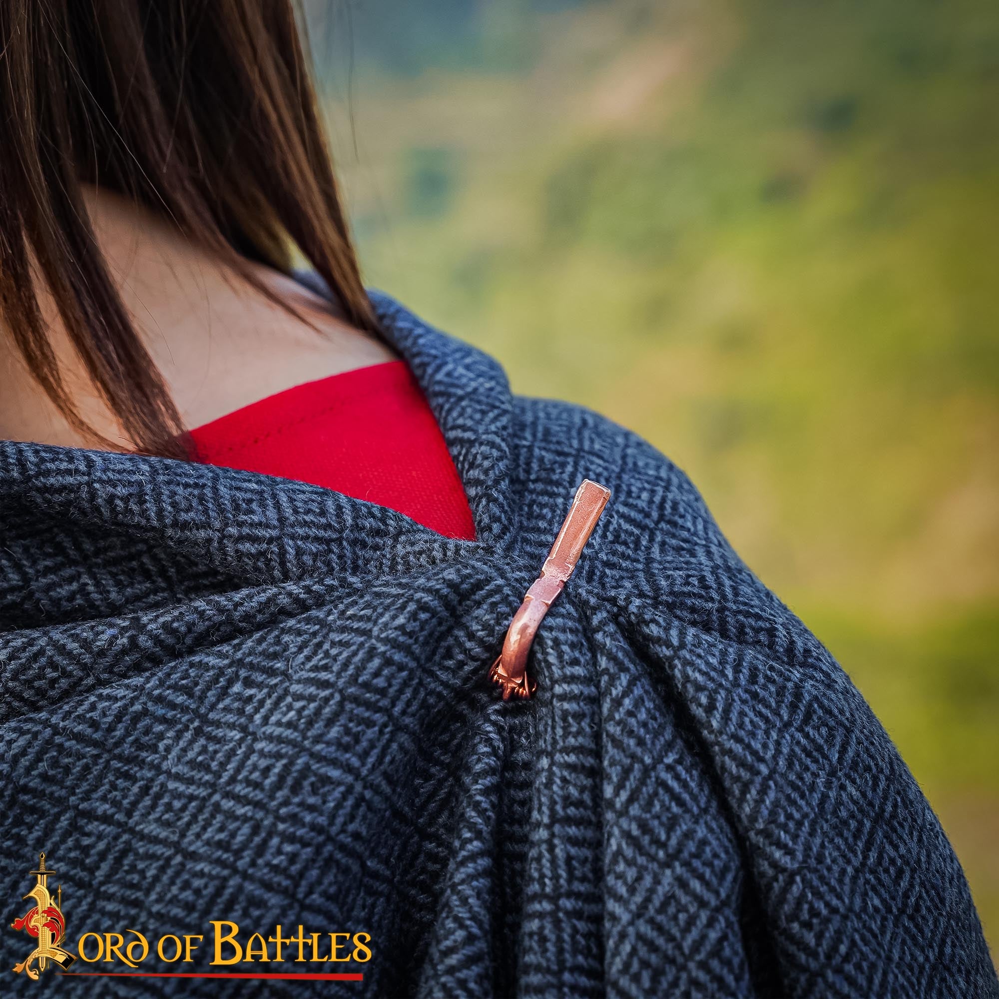 Broche de Peroné de Rodilla de Bronce Romano del Siglo Iii - Fundición a la Cera Perdida - Imagen 2