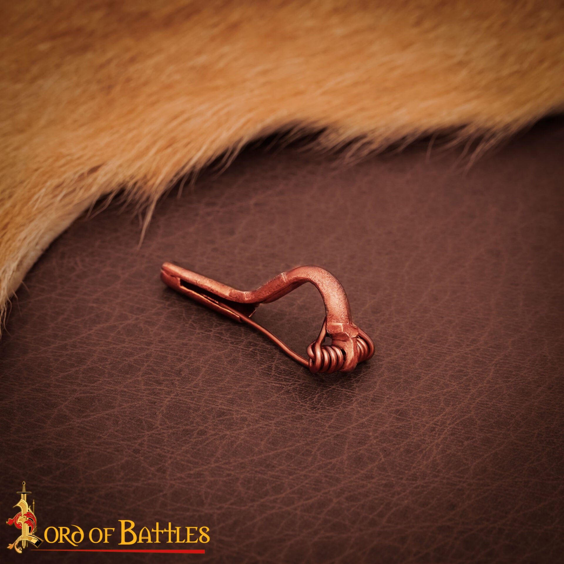 Broche de Peroné de Rodilla de Bronce Romano del Siglo Iii - Fundición a la Cera Perdida - Imagen 1