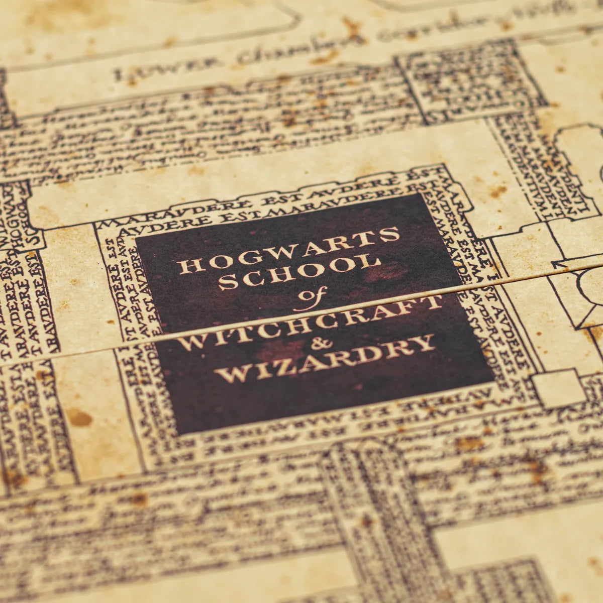 MAPA MÁGICO DEL MERODEADOR DE HARRY POTTER
