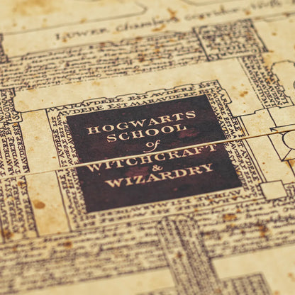 MAPA MÁGICO DEL MERODEADOR DE HARRY POTTER