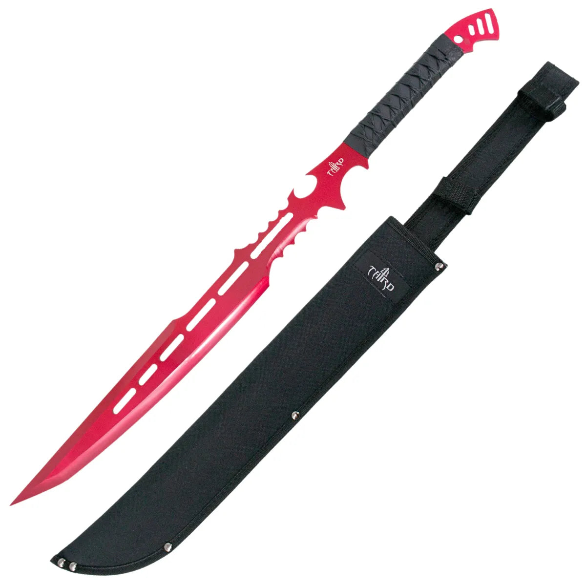 Imagen de Machete Cortacañas Acero Inox Third Rojo parte de nuestra colección en Espadas y Más, sitio oficial.