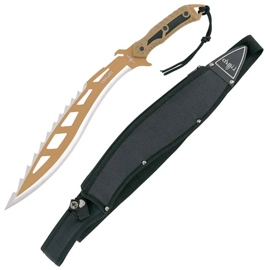 Machete Cortacañas Yakuza Acero Inox 39,5 Cm Third Hoja Marrón