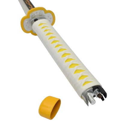 Imagen de Katana de zenitsu con luces Led y hoja de acero zs653gd parte de nuestra colección en Espadas y más, sitio oficial.