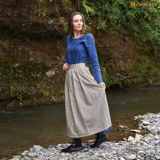 Delantal Medieval Hija de Campesino: Práctico y Auténtico para la Recreación Medieval - Imagen 2