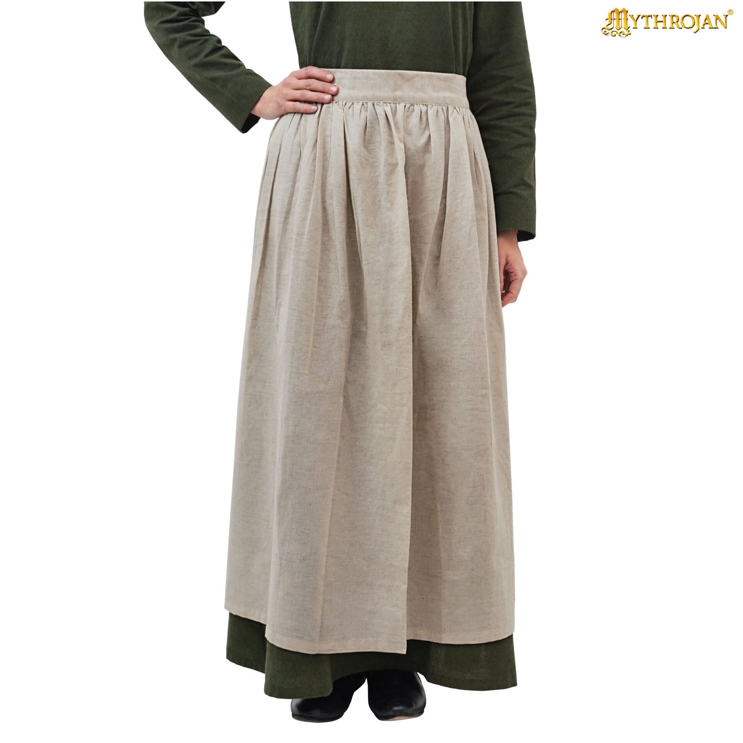 Delantal Medieval Hija de Campesino: Práctico y Auténtico para la Recreación Medieval - Imagen 4