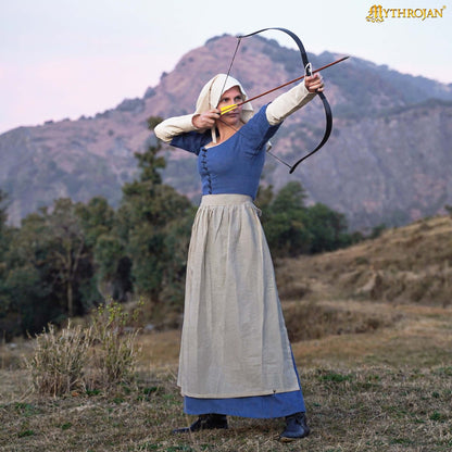 Delantal Medieval Hija de Campesino: Práctico y Auténtico para la Recreación Medieval - Imagen 5